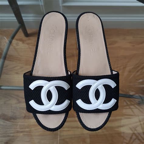 Chanel slides cheap